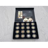 COINS UK 50P 40TH ANNIVERSARY PROOF PRESTIGE SET OF 16 COINS INC KEW GARDENS 1992/93 COUNCIL OF