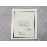 U.S. PRESIDENT RICHARD NIXON TYPED LETTER SIGNED RICHARD NIXON AS PRESIDENT WITH ENVELOPE