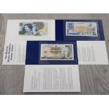 BANKNOTES ROYAL BANK OF SCOTLAND COMMEMORATIVE £5 NOTED (3 DIFFERENT) TO COMMEMORATE THE 2002 GOLDEN