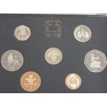 7 ROYAL MINT PROOF SET COINS DATED 1987