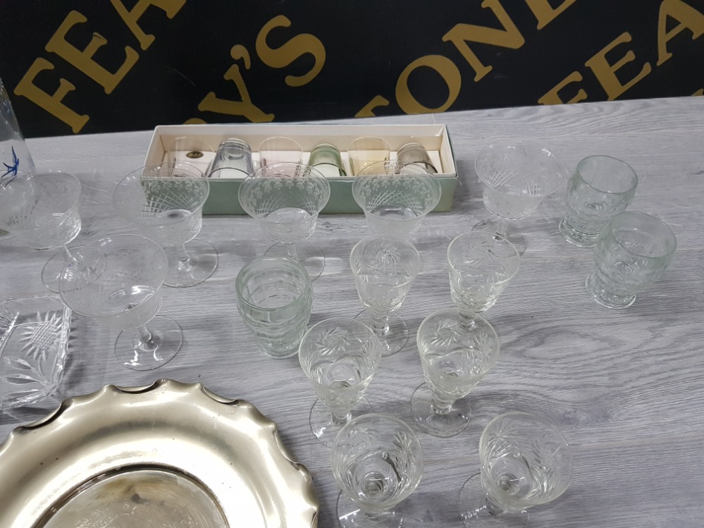 VARIOUS GLASSES AND GLASS ITEMS - Image 5 of 5