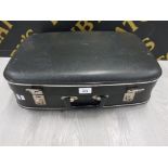 A VINTAGE SUITCASE 55CM WIDE