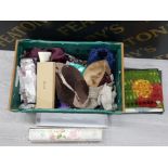 ASSORTED BOX OF HATS, SCARVES AND GLOVES