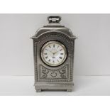 ROYAL SELANGOR PEWTER CARRIAGE CLOCK, V AND A MUSEUM