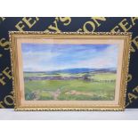 FRAMED OIL ON CANVAS OF A COUNTRY SCENE SIGNED TOM FURNESS