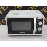 MORPHY RICHARDS MICROWAVE IN SILVER