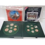 1983 AND 1985 YEARLY BRITISH UNCIRCULATED SET AND A PENNY SET PLUS HALF CROWN DECIMAL COINAGE 14