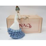 NAO BY LLADRO FIGURE 0418 FLAMENCO DANCER WITH ORIGINAL BOX