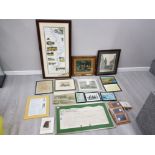 14 PICTURES AND SOME PHOTO FRAMES