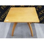 MODERN BEECH OCCASIONAL TABLE