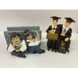 LAUREL AND HARDY FIGURES ONE AS A LETTER HOLDER