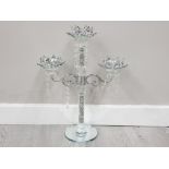 MODERN CRYSTAL AND GLITTER EFFECT CANDELABRA IN ORIGINAL BOX