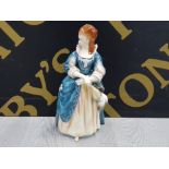 LIMITED EDITION 1989 ROYAL DOULTON LADY FIGURE THE HON FRANCES DUNCOMBE, MODELLED BY PETER A GEE