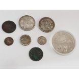 NETHERLANDS MIXED COINS INCLUDING DUITST PLUS OLD SILVER COINS