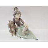 LLADRO FIGURE 5475 A LESSON SHARED WITH ORIGINAL BOX