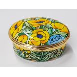 2006 HALCYON DAYS ENAMEL TRINKET BOX