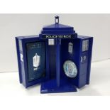 DR WHO LIMITED EDITION BBC, 1 OUNCE PURE SILVER COIN IN TARDIS MODEL, COMES COMPLETE IN ORIGINAL