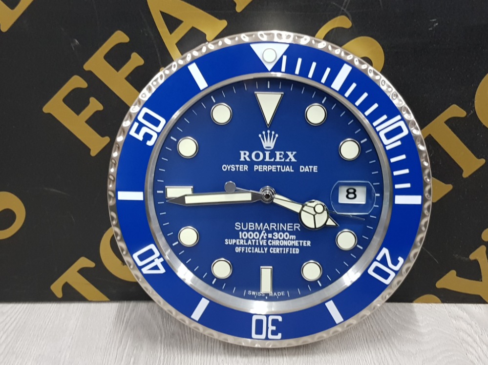 IN THE STYLE OF ROLEX WALL CLOCK SUBMARINER