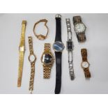 3 GENTS WATCHES AND 5 LADYS WATCHES