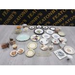 HORNSEA ENGLAND JUGS AND PLATES SOME ROYAL WINTON AND OTHER ITEMS