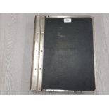 A METAL BOUND ENGINEERING DEPARTMENT SALES LEDGER