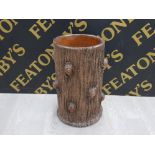 LARGE CERAMIC STICK STAND IN THE FORM OF A TREE TRUNK 46CM