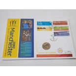 2002 B UNCIRCULATED MANCHESTER COMMONWEALTH GAMES £2 1ST DAY COVER