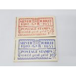 STAMPS GB 1935 SILVER JUBILEE 2 SHILLING AND 3 SHILLING STAMP BOOKLETS COMPLETE