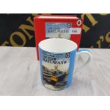 A SPODE MUG FOR LADYBIRD ARCHIVE COLLECTION ON THE RAILWAYS BOXED