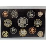 ROYAL MINT UK 2007 EXECUTIVE PROOF YEAR 12 COIN SET, COMPLETE IN ORIGINAL CASE WITH CERTIFICATE OF