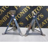 A PAIR OF AXLE STANDS