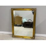 LARGE GILT FRAMED MIRROR 117CM X 90CM