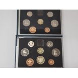 2 ROYAL MINT UK 1985 AND 1986 PROOF YEAR SETS COMPLETE IN ORIGINAL CASES WITH CERTIFICATE