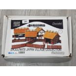 BOXED 4GROUND 28MM SHOGUNATE JAPAN VILLAGE COLLECTION, ALL 6 PACKS ISSUED WITH SET ARE NEW AND