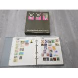 AN ALBUM CONTAINING STAMPS FROM ALL AROUND THE WORLD