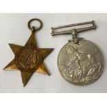 2 SECOND WORLD WAR MEDALS, THE ATLANTIC STAR AND 1939-45 MEDAL