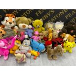 LARGE QUANTITY OF SOFT CUDDLY TOYS, MAINLY TEDDY BEARS