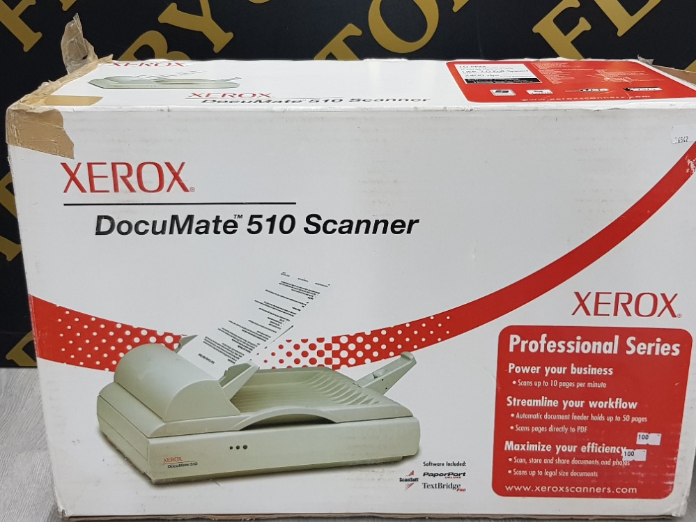 XEROX DOCUMATE 510 SCANNER STILL BOXED