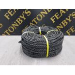 LARGE AMOUNT OF BLACK ROPE POLYPROPYLENE