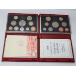 2 ROYAL MINT UK 1996 AND 1997 PROOF YEAR SETS COMPLETE IN ORIGINAL CASES WITH CERTIFICATE