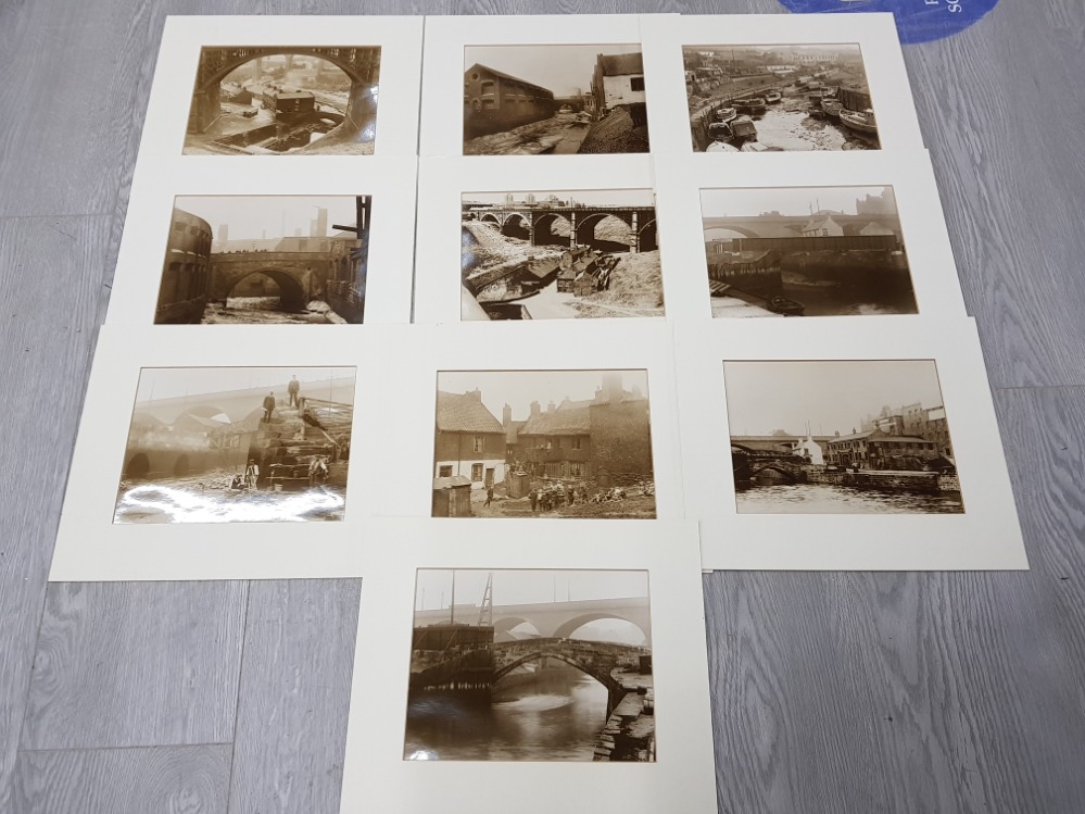 10 EARLY 1900S UNFRAMED PICTURES OF LOCAL TYNESIDE SCENES