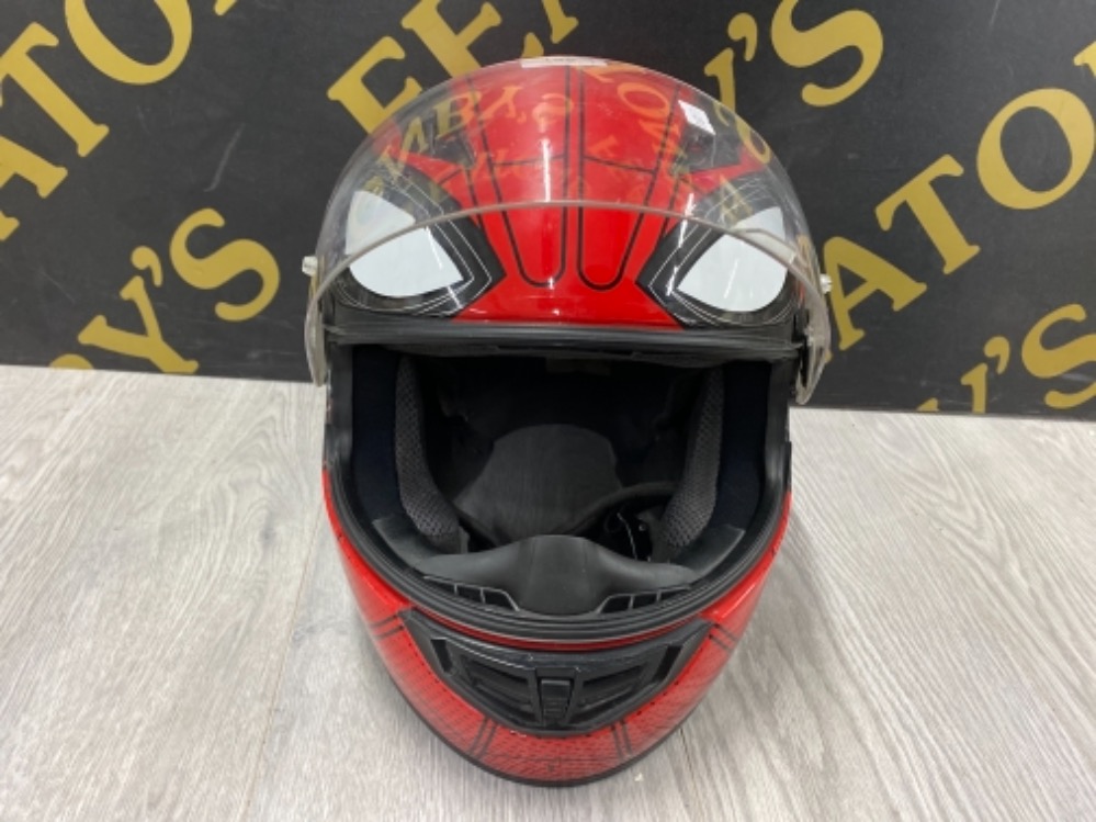 MARVEL SPIDERMEN MOTORBIKE SAFETY HELMET - Image 2 of 3