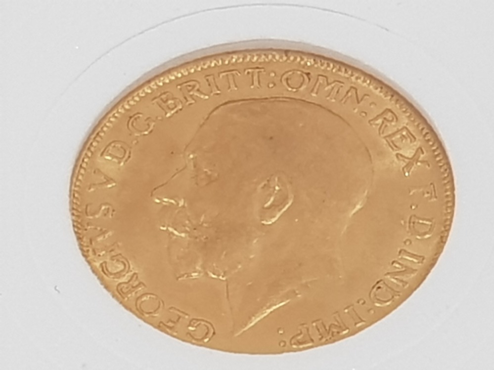 22CT GOLD 1913 FULL SOVEREIGN COIN