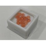 4.83 CARATS PINK CORAL - OVAL CABOCHONS