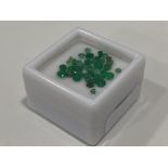 2.47 CARATS EMERALDS - SMALL ROUND CUTS