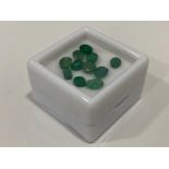 4.55 CARATS EMERALDS - OVAL CUTS