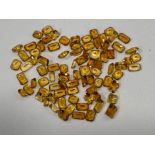 17.55 CARATS CITRINES - EMERALD CUTS