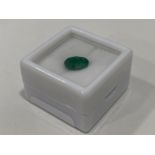 1.56 CARAT EMERALD - OVAL CUT