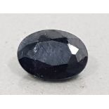 1.75 CARATS BLUE SAPPHIRE LARGE OVAL CUT