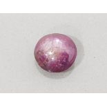 15.57 CARATS NATURAL STAR RUBY CABOCHON CUT WITH ASTERISM EFFECT 6 RAY LINE GREAT COLLECTORS LOT
